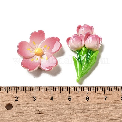 Cabochon decoden in resina opaca&nbsp;RESI-B023-05-1