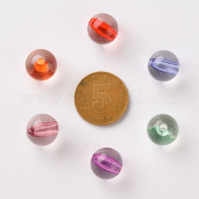 Perles en acrylique transparente&nbsp;X-TACR-S154-01A-1
