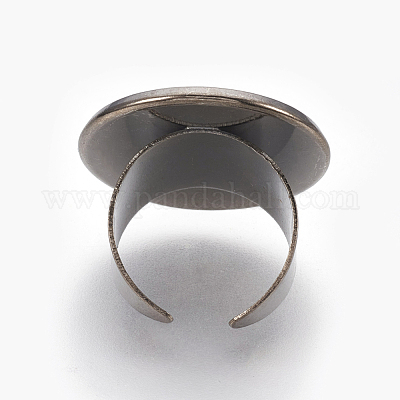 Anelli gemelli in ottone&nbsp;KK-F762-14B-25mm-1