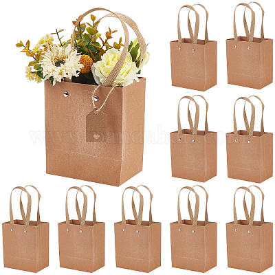 Shop Flower Bouquet Paper Gift Bags for Jewelry Making - PandaHall Selected