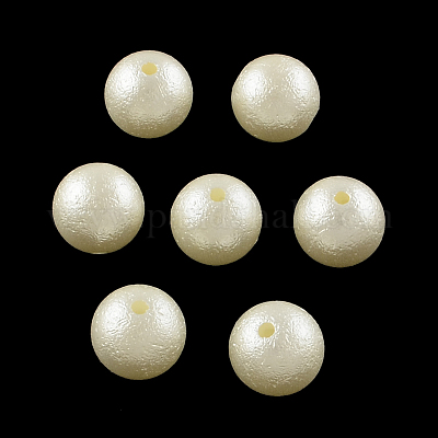Matte runde abs-Kunststoffimitatperlen&nbsp;SACR-R880-12mm-Z24-1