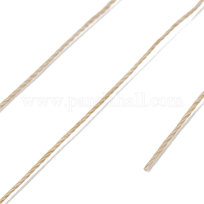 Ficelle ronde en fil de polyester ciré&nbsp;YC-D004-02A-007-1