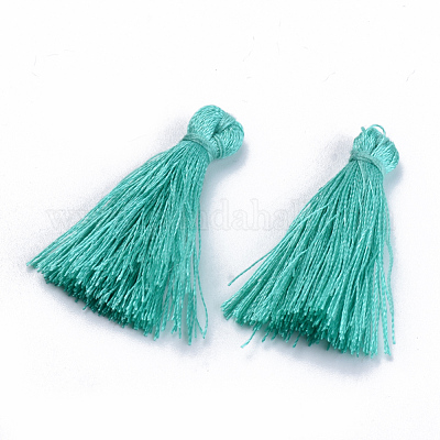 Décorations de pendentif pompon en polyester&nbsp;FIND-S260-D28-1