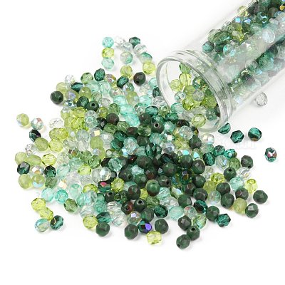 Perles de verre tchèques polies au feu&nbsp;LAMP-O017-151-GM4-1