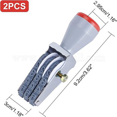 Timbre numérique en plastique réglable&nbsp;AJEW-WH0241-07-1