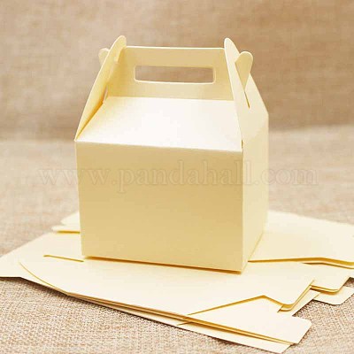 Wholesale Creative Portable Foldable Paper Gift Box with Handles