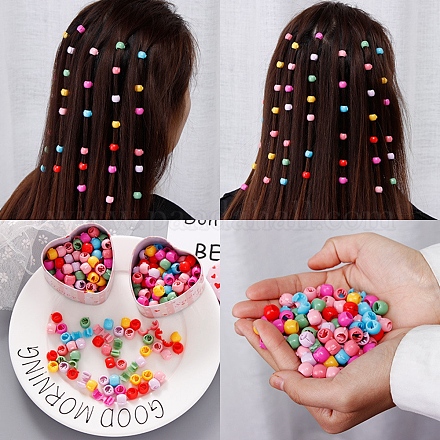 Mini fermagli per capelli con artigli di plastica OHAR-PW0007-53-1