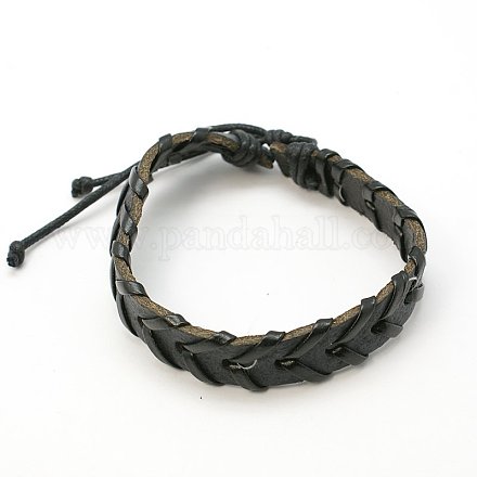 Leather Bracelets BJEW-C387-01-1