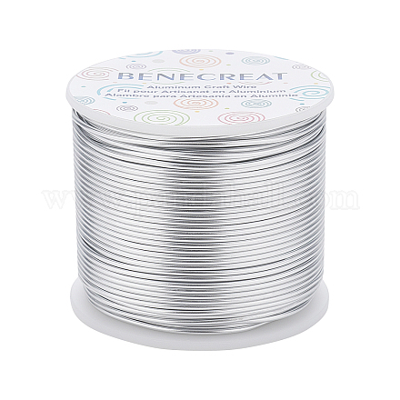 BENECREAT Matte Round Aluminum Wire AW-BC0003-30G-1.5mm-1