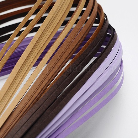 6 Colors Quilling Paper Strips DIY-J001-5mm-39cm-A06-1