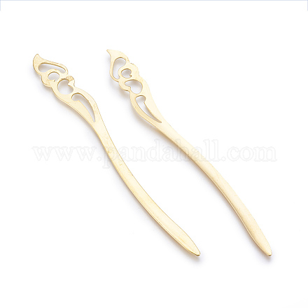 Accessoires de bâton de cheveux en fer X-OHAR-F008-01G-1