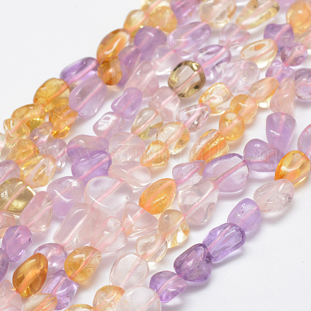 Chapelets de perles de quartz naturel G-P406-47-1