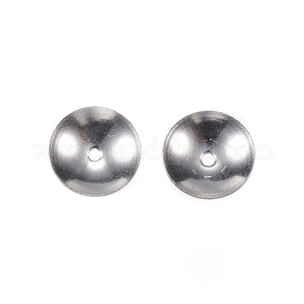 201 Stainless Steel Bead Caps STAS-F040-20C-P-1