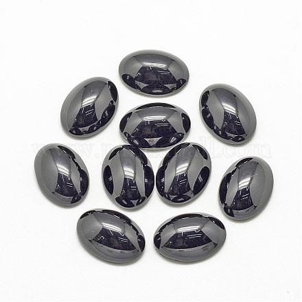 Cabochons en pierre noire naturelle G-R415-18x25-46-1