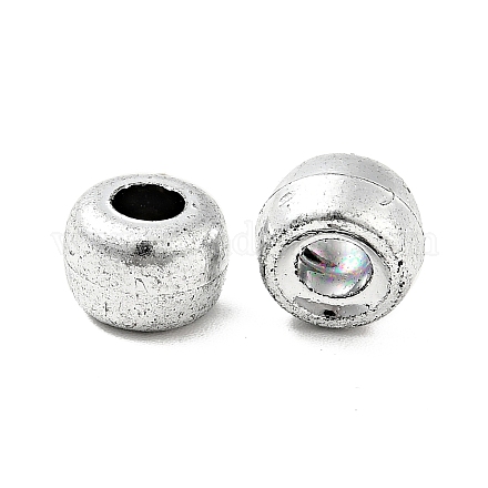 Perle europee acriliche placcate MACR-ZX016-B02-1