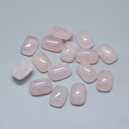Natural rosa de cabuchones de cuarzo G-F656-06-1