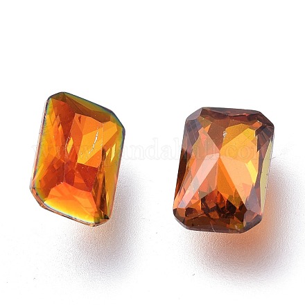 Cubic Zirconia Pointed Back Cabochons ZIRC-H108-05B-001AP-1