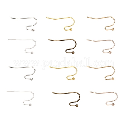 Crochets de boucles d'oreilles en fer IFIN-CJ0001-30-1