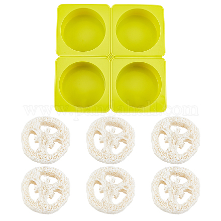 Ahandmaker 1pc caja de almacenamiento de jabón moldes de silicona DIY-GA0002-07-1