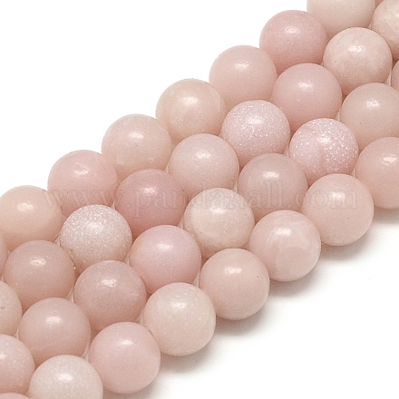 Natural Pink Opal Beads Strands X-G-S150-21-6mm-1