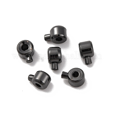 Зажимные бусины из латуни KK-Z030-17B-B-1