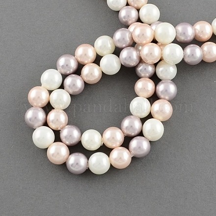 Chapelets de perles en coquille BSHE-R146-20mm-11-1