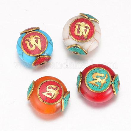 Tibetan Style Beads KK-K155-02-1