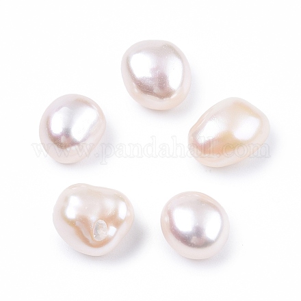 Perle di perle keshi barocche naturali PEAR-N020-P14-1