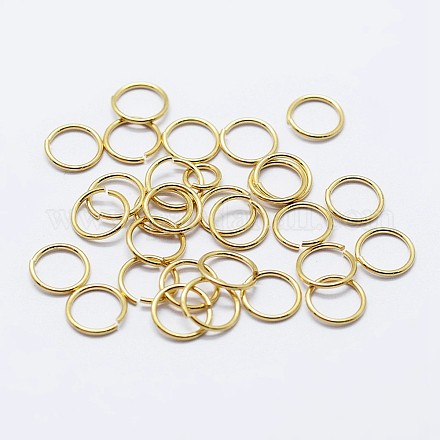 925 anello di salto aperto in argento sterling STER-F036-02G-0.8x6mm-1