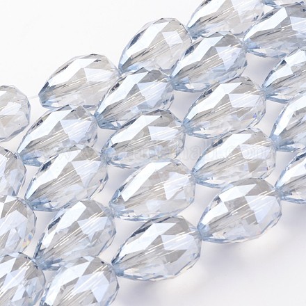 Chapelets de perles en verre électroplaqué EGLA-J139-PL01-A-1