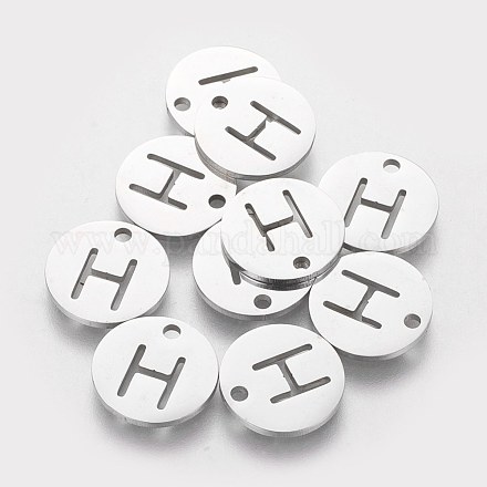 201 Stainless Steel Charms STAS-Q201-T051-H-1