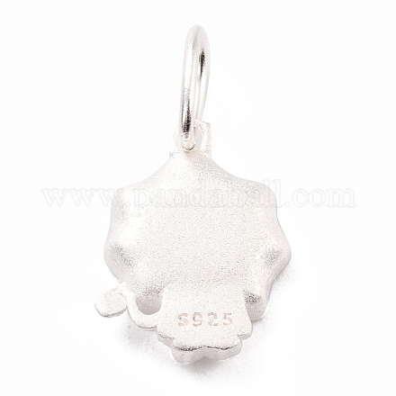 925 sterling supports pendentif argent cabochon STER-I020-02S-1