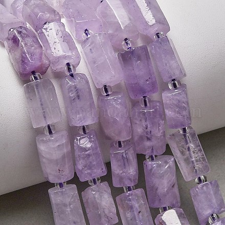 Natürlichen Amethyst Perlen Stränge&nbsp;G-F836-B11-01-1