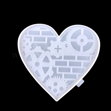 Diy corazón con moldes de silicona para decoración de pared de engranajes VALE-PW0001-088C-1