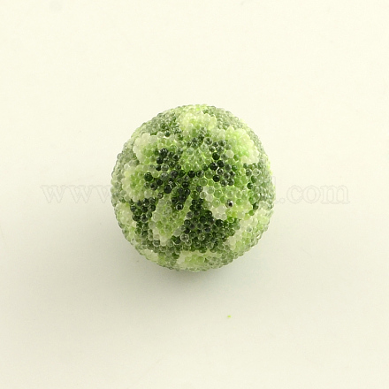 Round Polymer Clay Seed Beads CLAY-R056-03-1