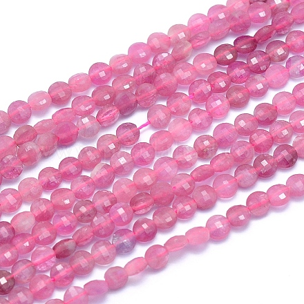 Chapelets de perles en tourmaline naturelle G-E530-07AG-1
