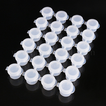 Wholesale Plastic Empty Paint Cups with Lids 