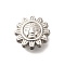 Anti-Tarnish 304 Stainless Steel Beads, Sun, Stainless Steel Color, 14.5x6mm, Hole: 1.8mm
