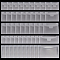 GLOBLELAND 50Pieces Clear Stamp and Die Storage Bag Pockets 5Size PVC Plastic Stamp Seal Storage Envelopes Case Dies Stamp Storage Pocket Protectors for DIY Paper Card Scrapbooking Craft