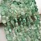 Natural Green Aventurine Beads Strands, Nuggets, Tumbled Stone, 7.5~10x8~12.5x4.5~7mm, Hole: 0.8~1mm, about 19~22pcs/strand, 7.60''~7.99''(19.3~20.3cm)