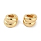 Brass Beads, Column, Real 18K Gold Plated, 6x5mm, Hole: 3mm