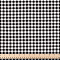 Tartan Pattern Cotton Fabric, Clothing Accessories, Black, 1000x1620x0.1mm