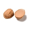 Opaque Resin Imitation Food Decoden Cabochons, Walnut, Saddle Brown, 31x25x13.5mm