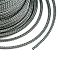 40M Nylon Coated 304 Stainless Steel Braided Wires, Round, Gray, 3mm, 9 Gauge, about 131.23 Feet(40m)/Roll