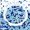 Opaque Acrylic Beads, Peanut, Light Sky Blue, 6.5x4x3mm, Hole: 1.5mm, about 199pcs/10g