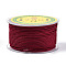 11M Polycotton Braided Cord, for Wall Hanging, Crafts, Gift Wrapping, Brown, 2.5mm, about 12.03 Yards(11m)/Roll
