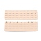 Polyester Women's 3 Rows x 9 Hooks Longline Corset Bra Extender, for Bustiers Shapewear Waist Cincher, with Stainless Steel Rings & Hooks, Blanched Almond, 170x50x3.5mm