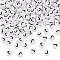 500Pcs Acrylic Beads, with Horizontal Hole, Letter, Flat Round, Letter J, 7x4mm, Hole: 1mm