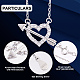 Creatcabin 925 ожерелье с подвеской из стерлингового серебра SJEW-CN0001-05-4