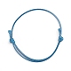 Création de bracelets en corde de polyester ciré coréen AJEW-JB00011-13-1